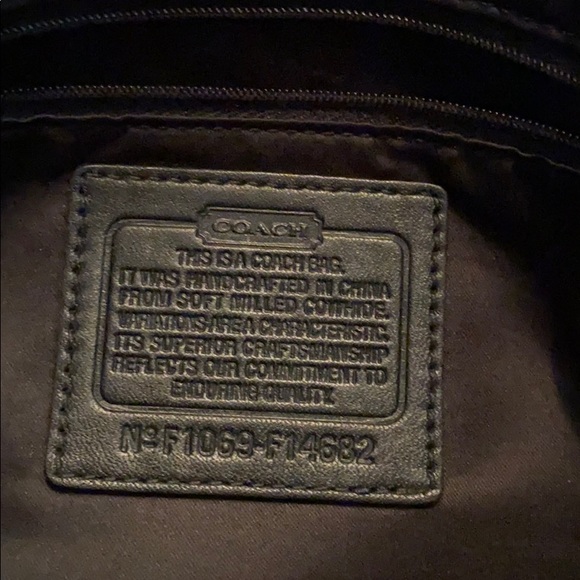 Coach leather satchel purse - Picture 5 of 7